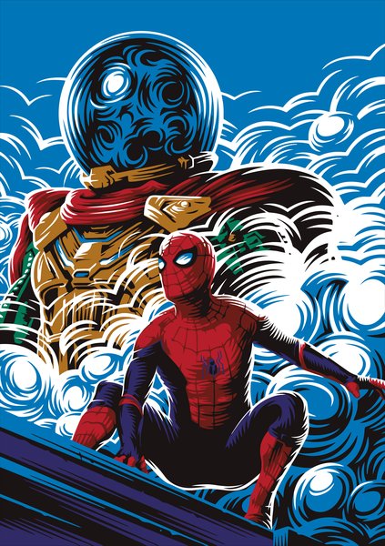 Superhero Fan Art #161 - Superheroes & Villains Screen Print T-Shirt & Hoodie