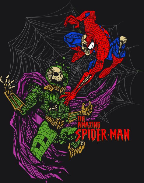 Superhero Fan Art #204 - Superheroes & Villains Screen Print T-Shirt & Hoodie