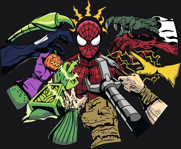 Superhero Fan Art #214 - Superheroes & Villains Screen Print T-Shirt & Hoodie