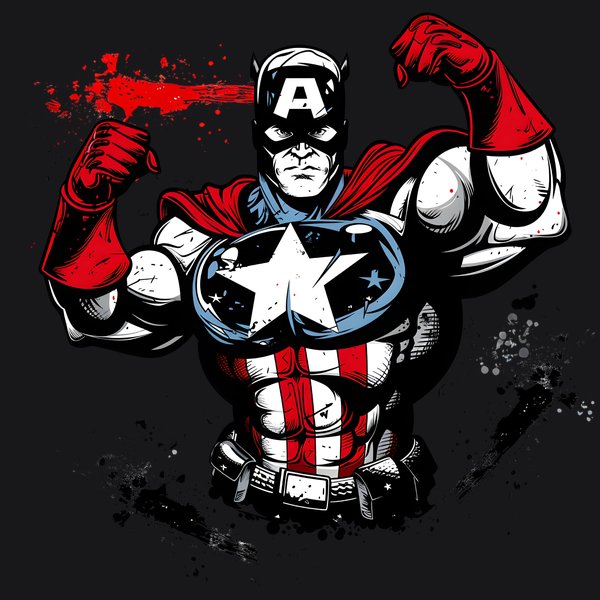 Superhero Fan Art #76 - Superheroes & Villains Screen Print T-Shirt & Hoodie