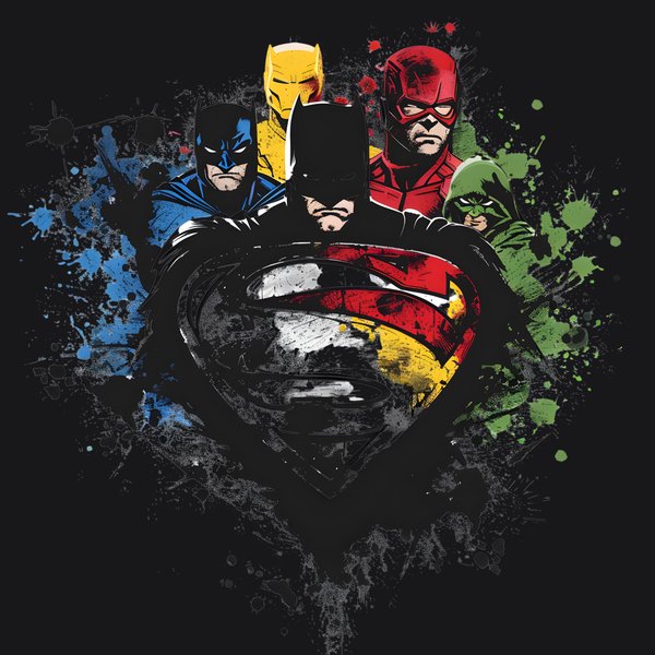 Superheroes & Villains #128 - Superheroes & Villains Screen Print T-Shirt & Hoodie