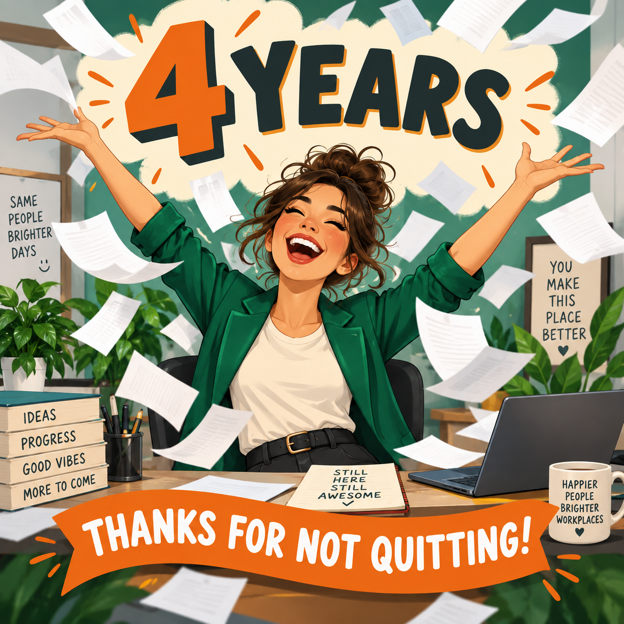 Work Anniversary #4 - Work Anniversary Screen Print T-Shirt & Hoodie