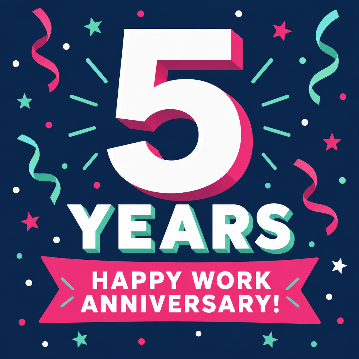 Work Anniversary #5 - Work Anniversary Screen Print T-Shirt & Hoodie
